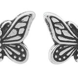 Wheeler Butterfly Sterling Silver Earrings