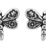Wheeler Dragonfly Sterling Silver Earrings 