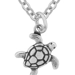 Wheeler Turtle Sterling Silver Pendant Necklace 