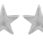 Wheeler Small Star Sterling Silver Earrings 