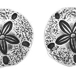 Wheeler Sand Dollar Sterling Silver Earrings 