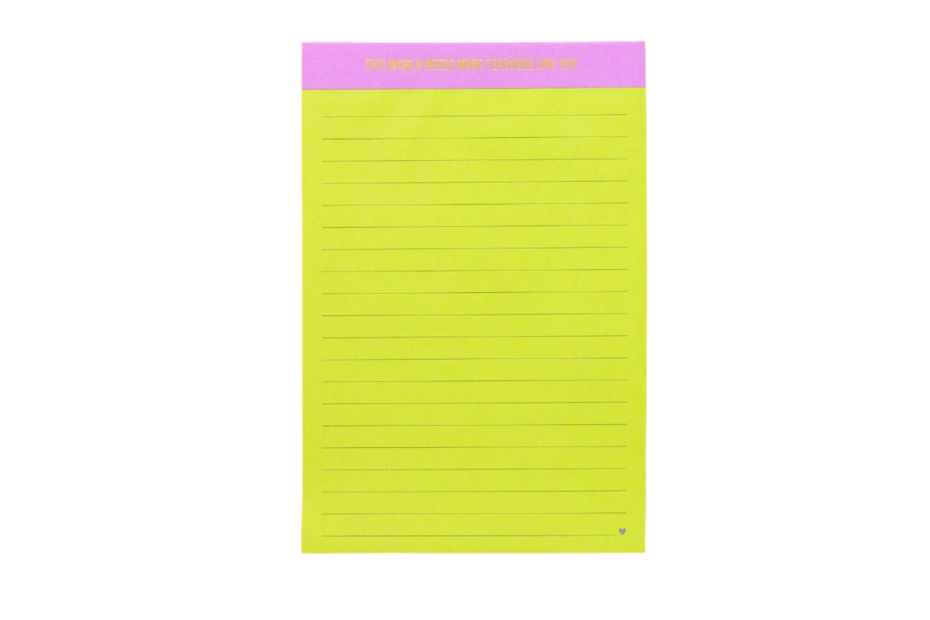Taylor Elliott Designs Teacher Appreciation Large List Pad 