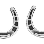 Wheeler Horseshoe Sterling Silver Earrings 