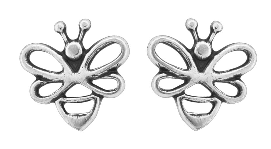 Wheeler Bee Sterling Silver Earrings 