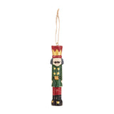 Mud Pie - Wood Nutcracker Ornament - Merry