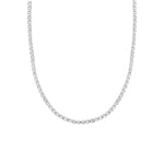 Amanda Blu Silver Box Chain Necklace