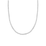 Amanda Blu Silver Box Chain Necklace
