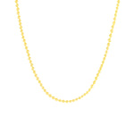 Amanda Blu Gold Beaded Charm Chain Necklace