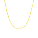 Amanda Blu Gold Beaded Charm Chain Necklace