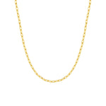 Amanda Blu Gold Paperclip Charm Chain Necklace