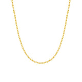Amanda Blu Gold Paperclip Charm Chain Necklace