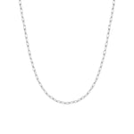 Amanda Blu Silver Paperclip Chain Necklace
