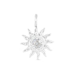 Amanda Blu Silver Sun CZ Charm