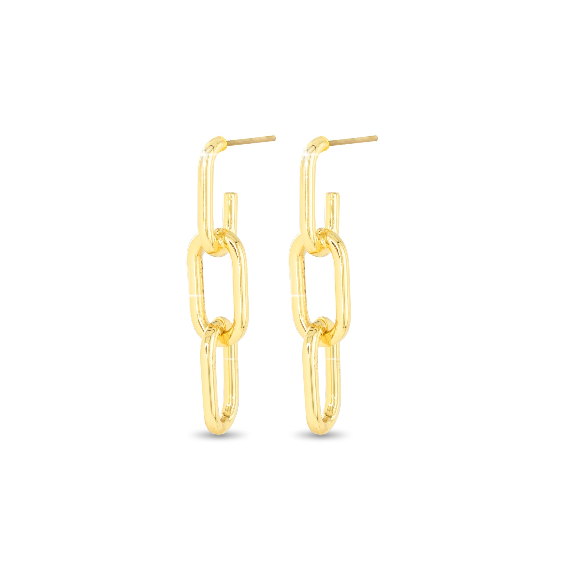 Amanda Blu Gold Lara Polished Drop Earrings
