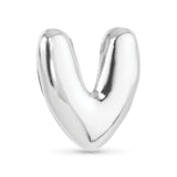 Amanda Blu Silver V Initial Charm