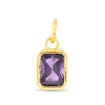 Amanda Blu Gold February Birthstone Charm