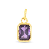 Amanda Blu Gold February Birthstone Charm