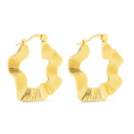 Amanda Blu Gold Jennifer Polished Hoop Earrings