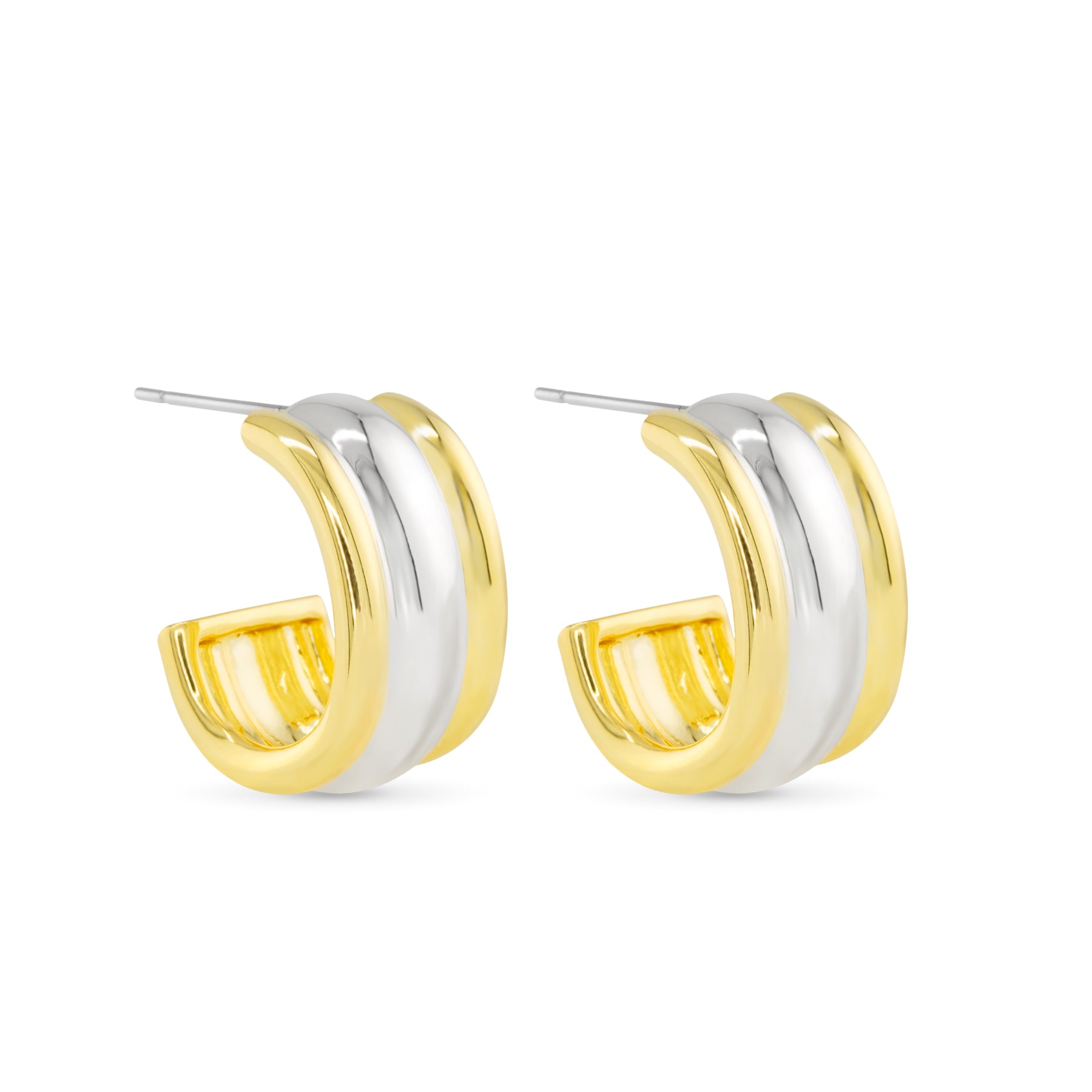 Amanda Blu Gold & Silver Fiona Earrings 