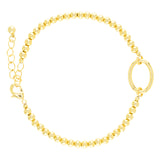 Amanda Blu & Co Beaded Gold Charm Bracelet
