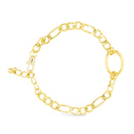 Amanda Blu & Co Figaro Gold Charm Bracelet