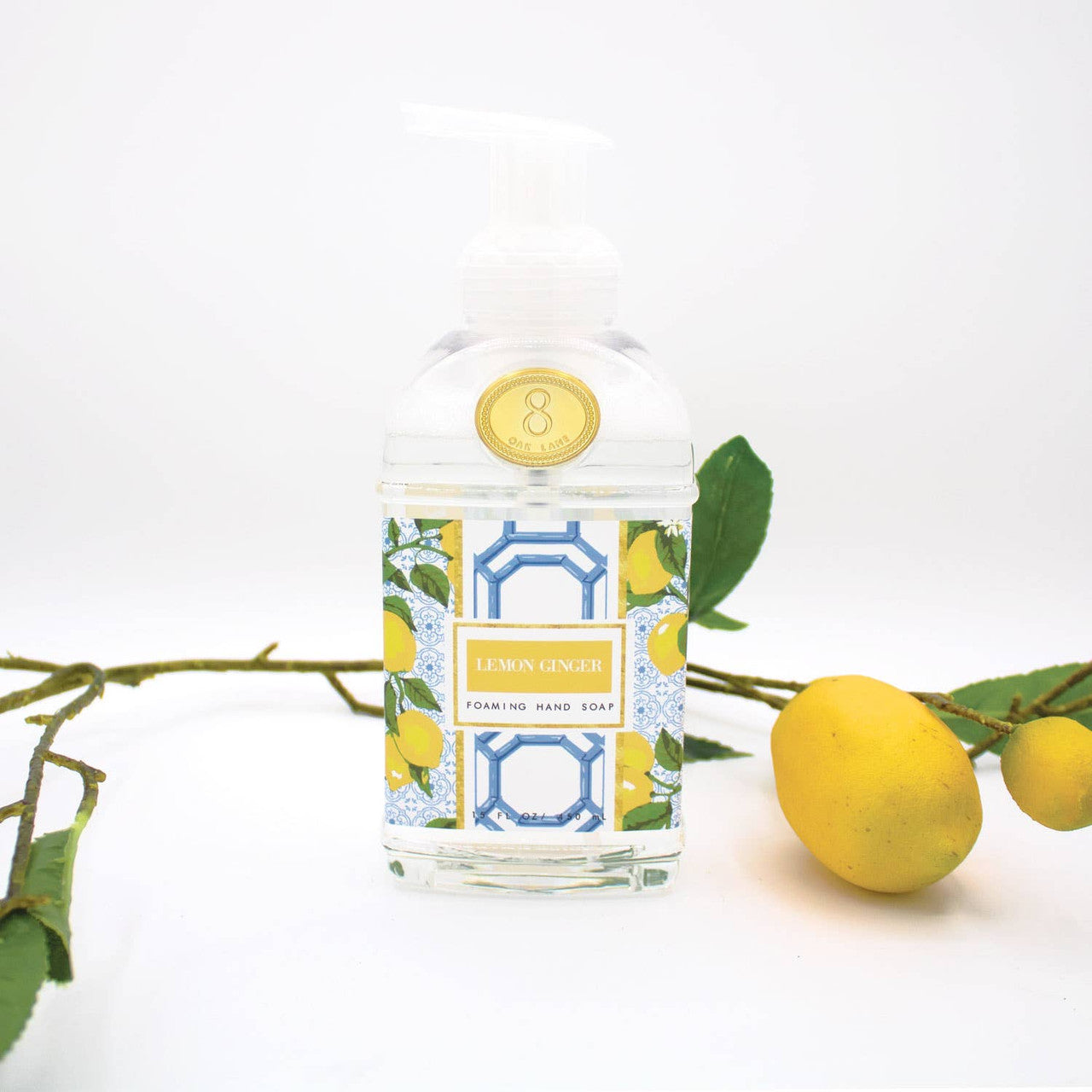 8 Oak Lane Lemon Ginger Foaming Hand Soap 