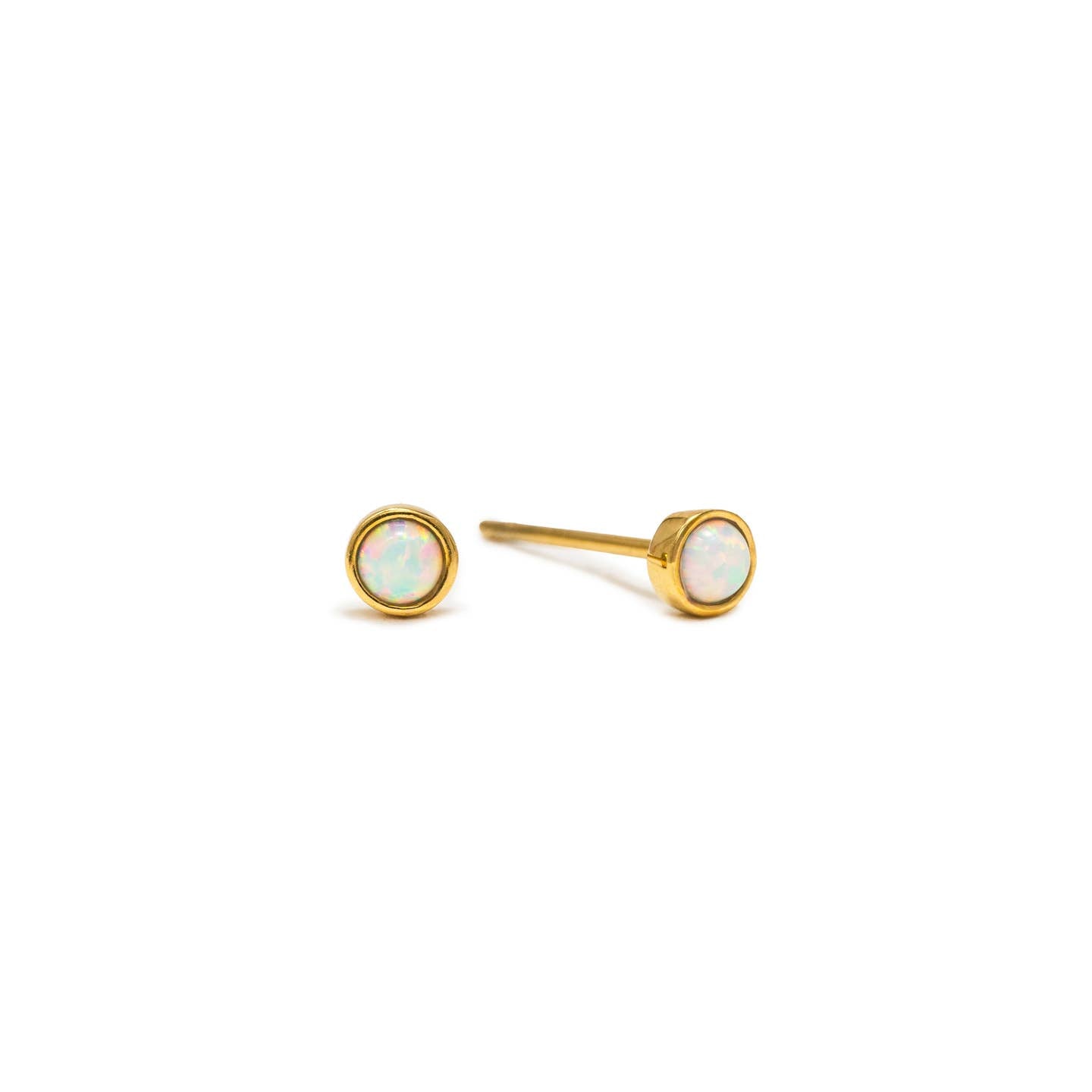Lover's Tempo Opal Studs Gold