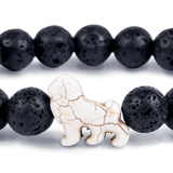 Fahlo Lava Stone The Lion Excursion Bracelet