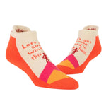 Blue Q Sneaker Socks Wind in Hair