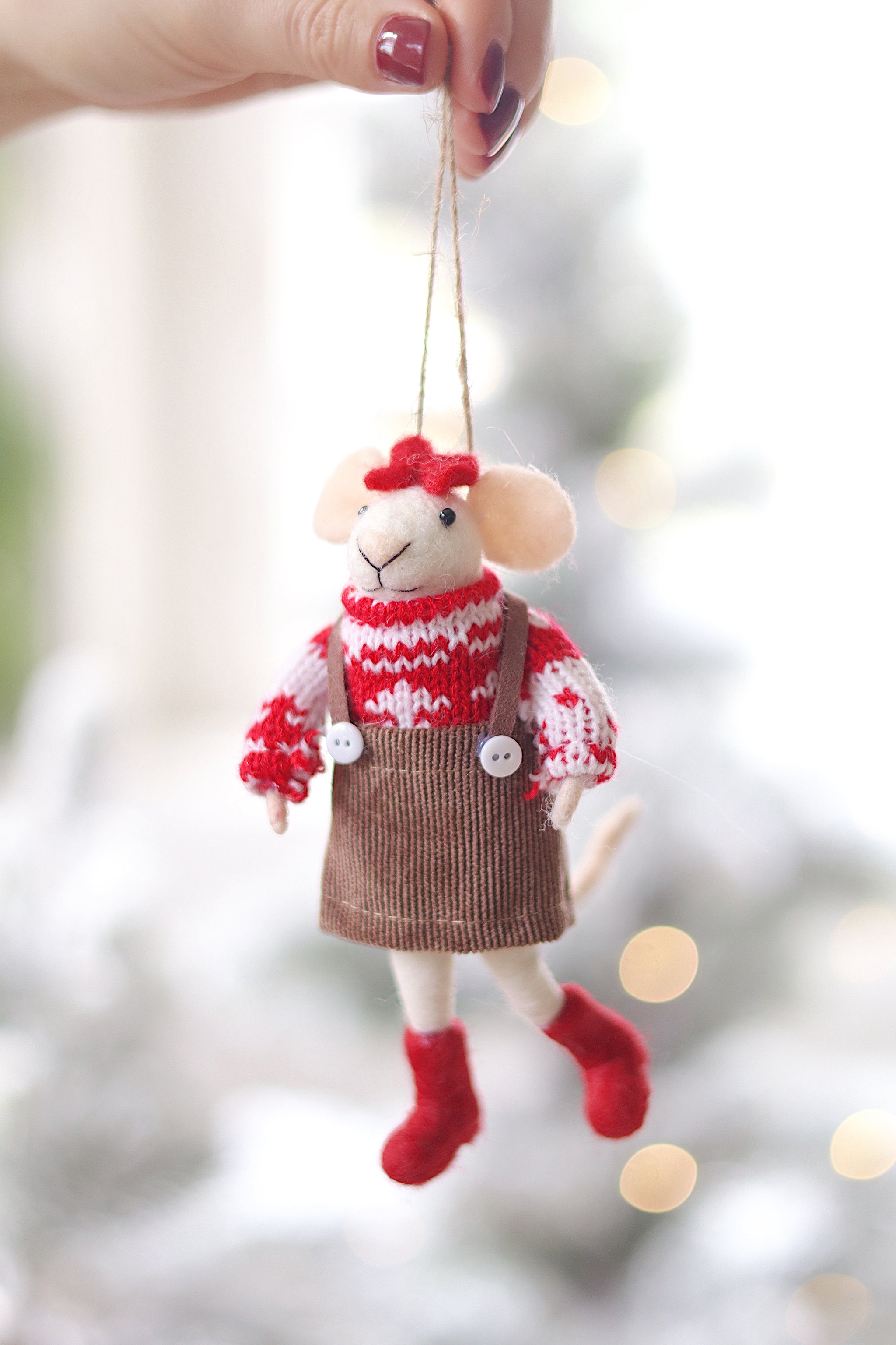 Indaba - Ornament - Merry Mabel Mouse