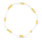 Amanda Blu Moonstone Stretch Beaded Stone Bracelet