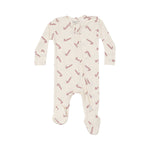 Angel Dear Candy Canes 2 Way Zipper Footie 