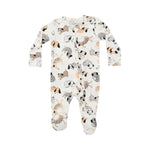 Angel Dear Cozy Pups 2 Way Zipper Footie 
