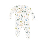 Angel Dear Soft Dinos 2 Way Zipper Footie  Front View