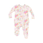 Angel Dear Pick a Posy 2 Way Ruffle Zipper Footie 
