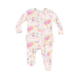 Angel Dear Pick a Posy 2 Way Ruffle Zipper Footie 