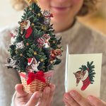 Fresh Cut Paper Mini Meow Christmas Tree