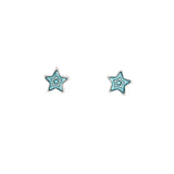 Rebecca Accessories - Earrings - Blue Star Post