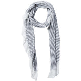 Hadley Wren - Insect Shield Scarf - Tiny Stripe Black