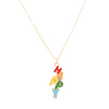 Rebecca Accessories - Necklace - Happy