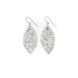 Keva Silver Sparkle Small Earrings