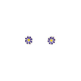 Rebecca Accessories - Earrings - Purple Daisy