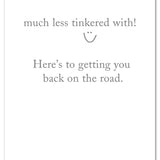 Cardthartic - Man Looking Under Hood Get Well Card