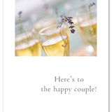 Cardthartic - Champagne & Lavender Wedding Card