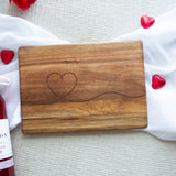 Lynn & Liana - Engraved Board - Heart Strings
