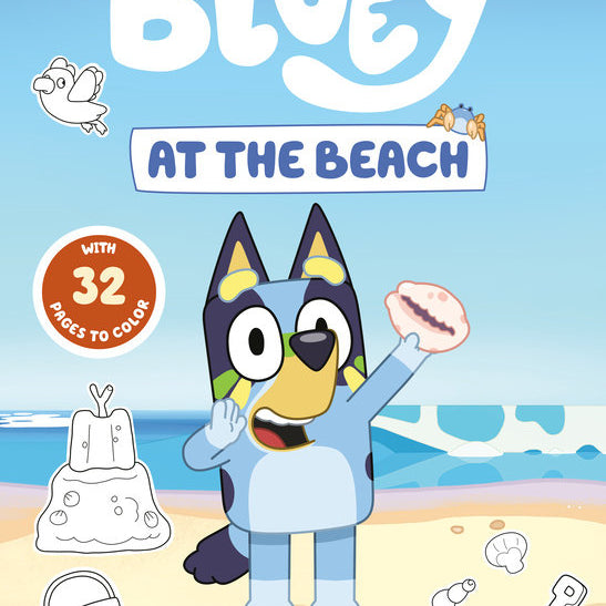 Random House Bluey: At The Beach Coloring Book