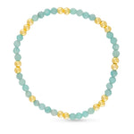 Amanda Blu Amazonite Stretch Beaded Stone Bracelet