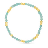 Amanda Blu Amazonite Stretch Beaded Stone Bracelet