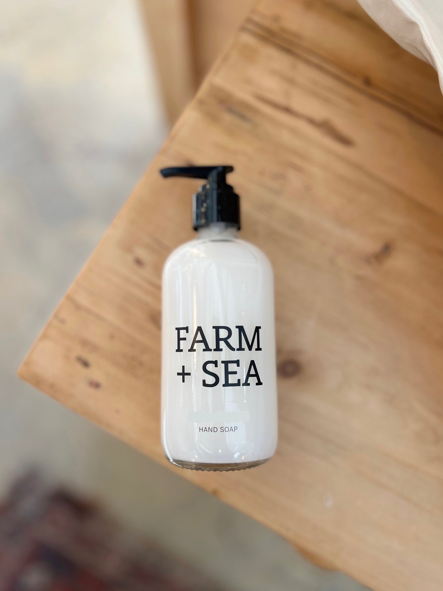Farm + Sea Glass Pump Liquid Hand Soap Small Beach Girl