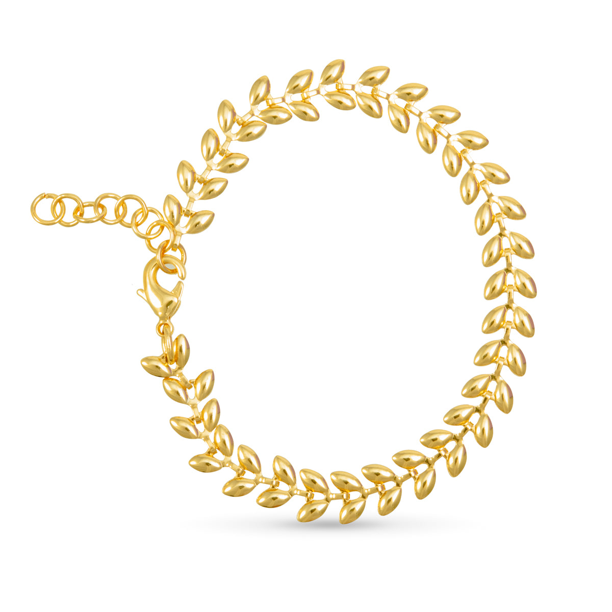 Amanda Blu Gold Abby Bracelet – 18K gold-dipped adjustable bracelet, perfect for layering or wearing solo. Available at Be Charmed